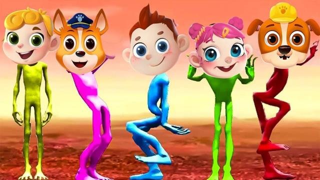 Dance Video | Green Alien Dance and Cocomelon, Paw Patrol	